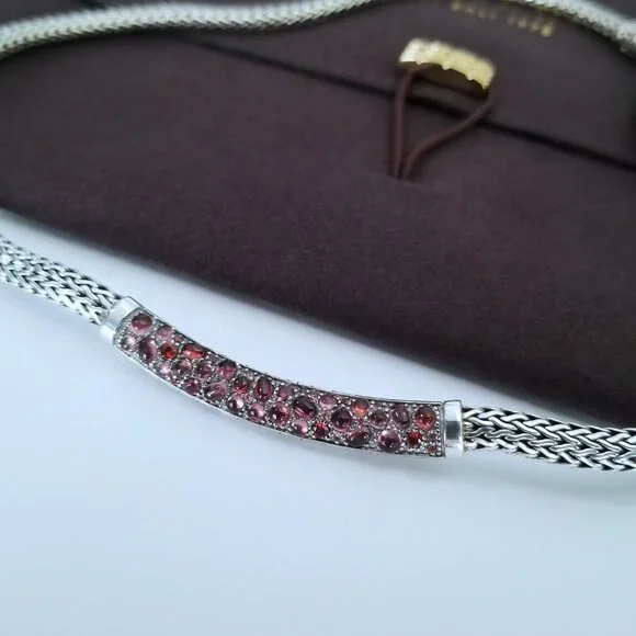 SOLD - JOHN HARDY *RARE* Raspberry Lava Tourmaline Necklace - 18" - New! $1495 - Picture 3 of 8